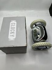Clocky Alarm Clock On Wheels Chrome Finish *FAST SHIPPING*, used for sale  Shipping to South Africa