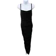 Vestido Bodycon Forever Rose Couture Ruched Pequeno Preto Elástico Baile Maxi Formal comprar usado  Enviando para Brazil