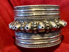 Ancien Bracelet Manchette Argent massif silver ottoman Berbére Kabyle ? d'occasion  Roquefort-les-Pins
