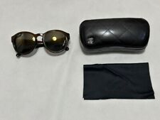 Gafas de sol Chanel 5359-A C.1569/Y9 lentes espejadas marrón con estuche usadas Japón, usado segunda mano  Embacar hacia Argentina
