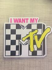  MTV Fridge - MAGNET - Vintage Music Television Logo Vinyl Locker Vehicle  for sale  Shipping to South Africa