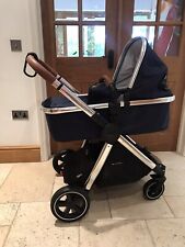 Mothercare Journey Edit Pram & Pushchair in Navy, used for sale  LEATHERHEAD