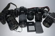 Lote de 4 câmeras - Nikon - D7100, D90 e Canon - Rebel Xsi Rebel XT DSLR para peças comprar usado  Enviando para Brazil