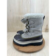 Botas para mujer Sorel Caribou impermeables de invierno con aislamiento de piel al aire libre talla 8 segunda mano  Embacar hacia Argentina