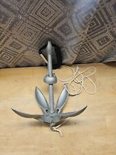 3 lb Galvanized Folding Grapnel Anchor Small Boats, Dingies, Kayak, D Ring (AB6) for sale  Shipping to South Africa