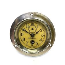 Antique 1920's Denver Eight Day Car Auto Clock W/ Dash Mount USA Made Untested* for sale  Shipping to South Africa