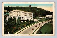 Reading PA- Pennsylvania Luden's Residence Showing Pagoda Vintage c1923 Postcard, used for sale  Shipping to South Africa