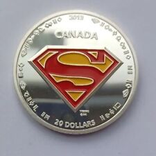 Moneda de Plata Superman Conmemorativa del Universo DC Isabel II Dólares Canadá 2013 segunda mano  Embacar hacia Argentina