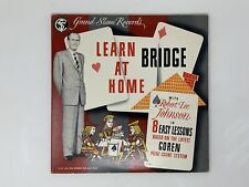 Learn Bridge At Home with Robert Lee Johnson Double Blue LP Gatefold comprar usado  Enviando para Brazil