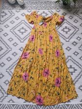 Yellow floral shirred for sale  LINCOLN