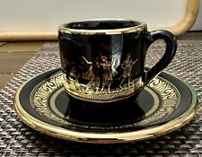 Vintage T. Dagounis 24k Gold Espresso Cup And Saucer  for sale  Shipping to South Africa