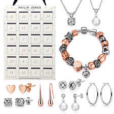 Jewellery Advent Calendar 2022 Created with Zircondia® Crystals by Philip Jones til salg  Sendes til Denmark