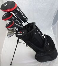 Mens TaylorMade Complete Golf Set Driver Wood Hybrid Irons Putter Graphite Stiff for sale  Shipping to South Africa