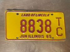 1985 illinois license for sale  Grayling