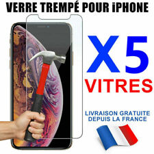 VERRE TREMPÉ IPHONE VITRE PROTECTION ÉCRAN 11 12 13 Pro Max Mini XR X XS 6 7 8, occasion d'occasion  Nogent-sur-Marne