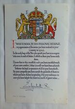 Ww2 queen certificate for sale  PENRITH