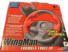 Used, Logitech WingMan Formula Force GP USB Force Feedback Steering Wheel and Pedals for sale  Shipping to South Africa