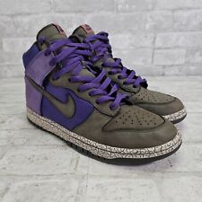 Nike Dunk High SB Premium Terremoto Talla 10 Púrpura Gris 306968-501 Raro segunda mano  Embacar hacia Mexico