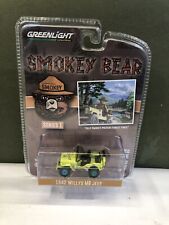 Máquina verde luz verde 1942 Willys MB Jeep Smokey Bear escala 1/64 segunda mano  Embacar hacia Mexico