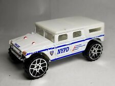 2004 NYPD New York Police Dept Emergency Humvee Hummer carro branco fundido 1:64, usado comprar usado  Enviando para Brazil