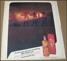 1985 Johnnie Walker Red Label Whisky Impressão Anúncio 10" X 12" Vintage, usado comprar usado  Enviando para Brazil