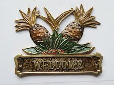 Welcome pineapple plaque for sale  Rehoboth