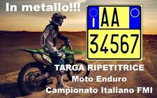 Targa ripetitrice moto usato  Due Carrare