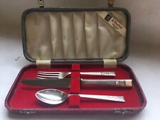 childs cutlery set epns for sale  WISBECH