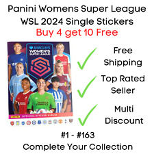 Adesivos Panini Women's Super League WSL 2024 #1 - 163 Compre 4 e ganhe 10 grátis comprar usado  Enviando para Brazil