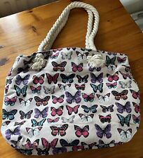 Canvas butterfly bag for sale  LONGFIELD