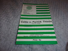 Celtic partick thistle for sale  DUNFERMLINE