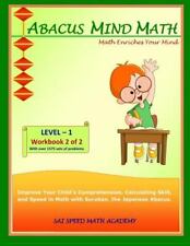 Abacus Mind Math Nível 1 Workbook 2 de 2: Excel at Mind Math with Soroban, a... comprar usado  Enviando para Brazil
