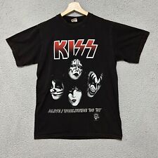 Camiseta Masculina Vintage KISS Alive Worldwide 96-97 Tour Ponto Único M Fabricada nos EUA comprar usado  Enviando para Brazil