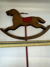 Wooden rocking horse for sale  Hoschton