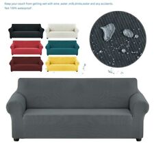 Fleece Stretch Sofa Cover For Living Room Couch Covers Slipcover 1/2/3/4 seater for sale  Shipping to South Africa