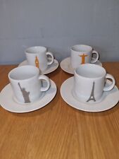 Espresso cups saucers for sale  WARRINGTON