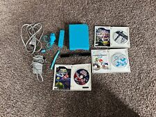 Nintendo Wii Video Game System Console Bundle Rvl-101 Blue, used for sale  Shipping to South Africa
