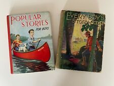Popular Stories for Boys and Every Boy's Story Book 1937 Comic and Fiction Books segunda mano  Embacar hacia Argentina