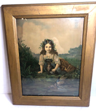 Print framed girl for sale  Bloomfield