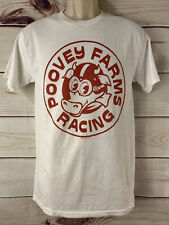 Poovey Farms Racing Archer camiseta pequeña blanca segunda mano  Embacar hacia Argentina