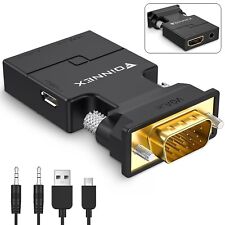 Adaptador conversor FOINNEX VGA para HDMI com áudio, (PC VGA fonte saída para TV/Mon comprar usado  Enviando para Brazil