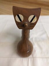 Vtg. Oliv-Art cat: MCM stylized with brush tail. for sale  Shipping to South Africa