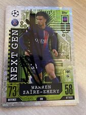 MATCH ATTAX WARREN ZAIRE-EMERY PARIS SAINT-GERMAIN ASSINADO comprar usado  Enviando para Brazil