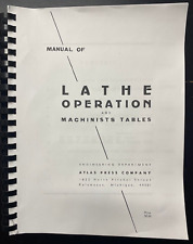 Operation manual atlas for sale  Houston