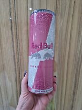 Bebida energética efeito glitter rosa Red Bull 20 oz copo magro bebidas quentes e frias comprar usado  Enviando para Brazil