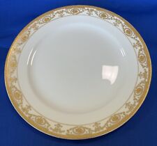 Noritake Gold Moriage Floral & Wreath Hand Painted Dinner Plate 10" Japan 1920 for sale  Shipping to South Africa
