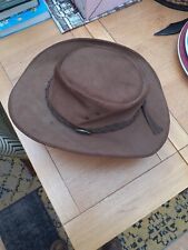 mens brown australian bush hat for sale  OSWESTRY