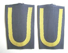 Bundeswehr Marine Rangabzeichen Schulterschlaufen marine/gelb Maat, 1 Paar neu , gebraucht gebraucht kaufen  Herbolzheim