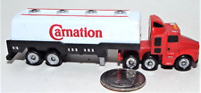 Caminhão tanque pequeno Funrise plástico semi leite marcado Carnation com uma cabine vermelha comprar usado  Enviando para Brazil