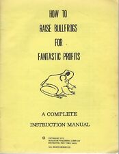 Raise bullfrogs profit for sale  West Springfield